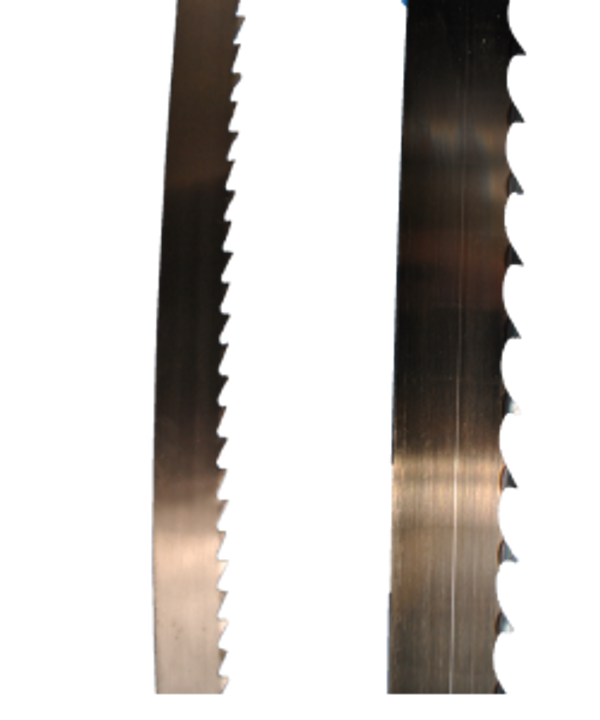 Band blade for mobile saws